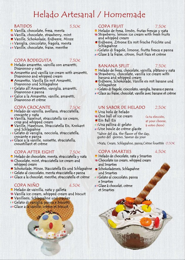 dolci gelato coppe